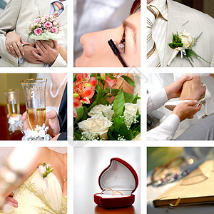 彩色婚礼照片集图片