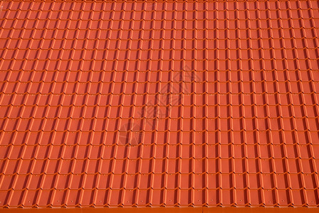 橙色屋顶瓷砖图片