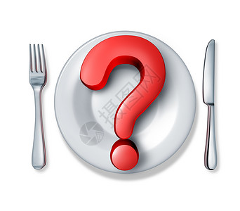 饮食营养对物成分过敏反应以餐具银器桌等红维度问题标注背景