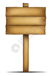 木制标志用杆作为旧的西部主题木和经风化的林草设计要素与白底文字空区域进行通信图片