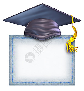 埃塞尔毕业证书空白文凭种背景作为教育成就证书的象征并获得大学或高中毕业证书设计图片