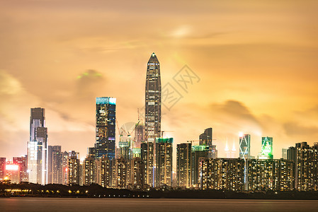 深圳市天线夜幕风景图片