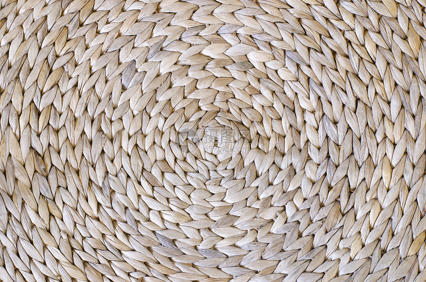 竹纤维的圆形桌垫图片
