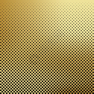 金色点抽象金色波点背景矢量插画