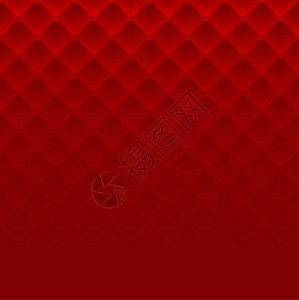 红色正方豪华模式沙发纹理背景矢量图片