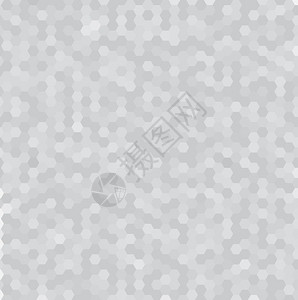 灰色模板3d六边形图案带有六边形元素的几何矩阵背景插画