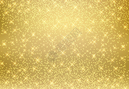 金色闪光灰尘纹理粒子矢量元素背景图片