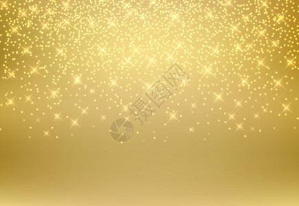 金色闪光灰尘纹理粒子矢量元素背景图片