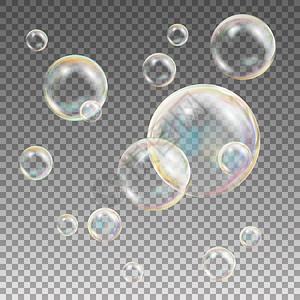 3d彩色肥皂泡泡设计图片