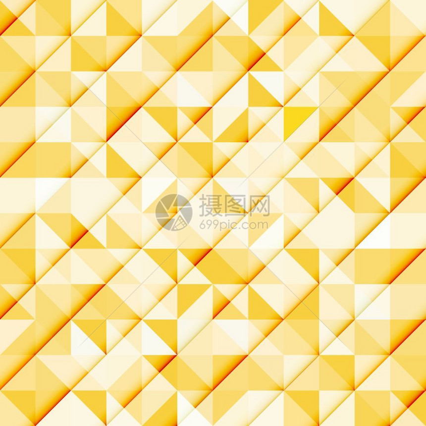 抽象黄色三角形复制空间矢量背景图片