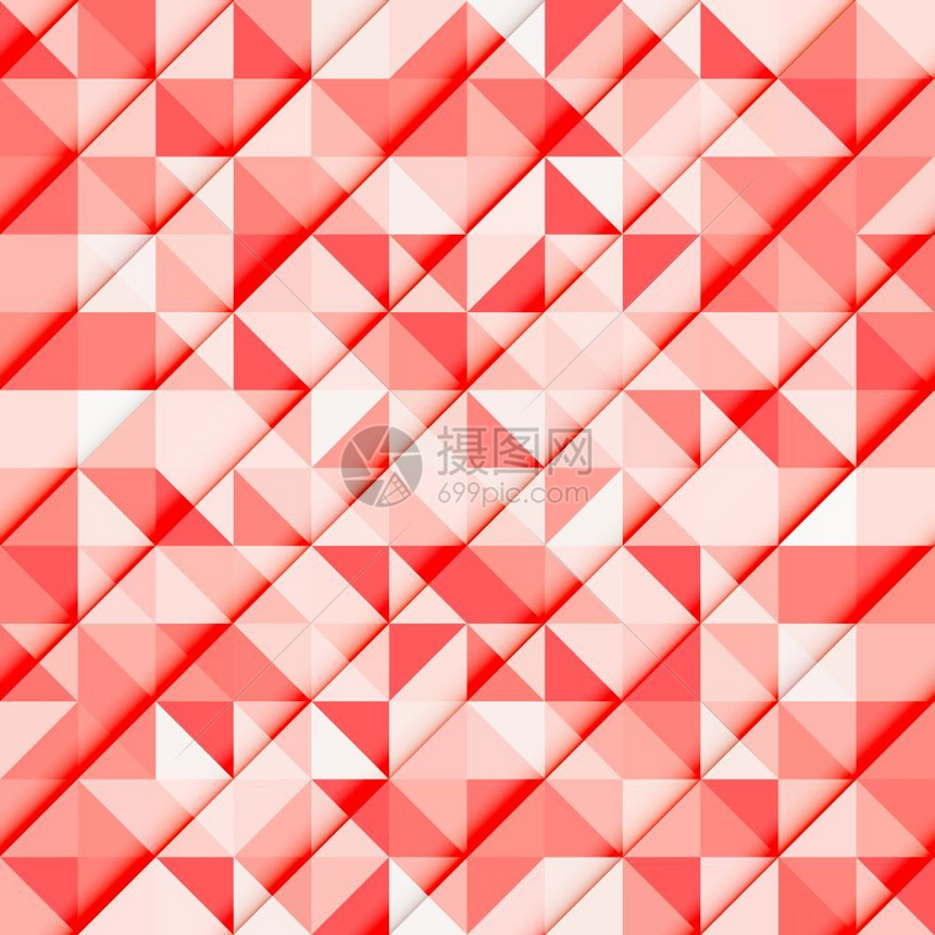 抽象红三角形复制空间矢量背景图片