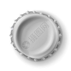 圆圈反斜杠可乐矢量啤酒瓶盖模板设计图片