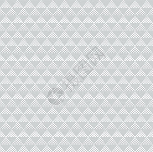 上的抽象几何白色三角形图示矢量灰色背景图片
