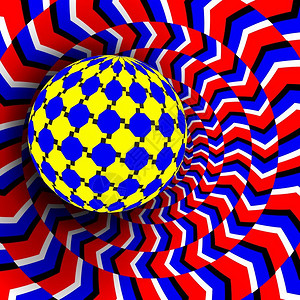 光学3d艺术运动态效果光学幻觉偏差几何魔术背景图片