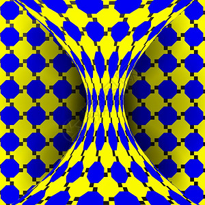 光学3d艺术旋转动态光学效应旋转幻觉几何魔术背景图片