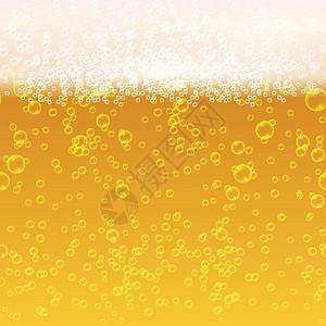 泡沫啤酒矢量元素背景图片