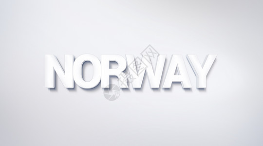 Norway文本设计书法印刷海报可用作壁纸背景背景图片