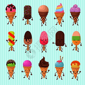 卡通冰淇淋合集图片