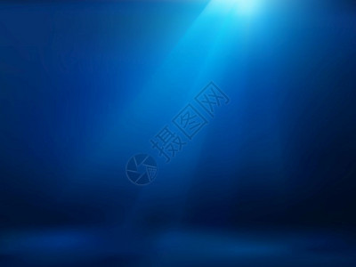 黑西格海默海洋水下背景深蓝色矢量插画