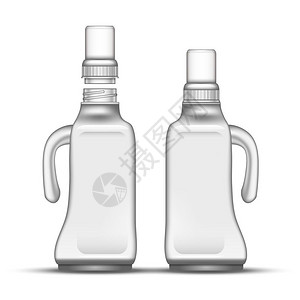碳酸钾关闭并用高顶瓶打开于软陶瓷干肥皂或洗衣粉插画