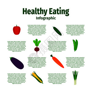 健康食用蔬菜背景图片