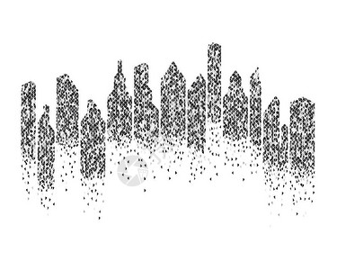 城市建筑抽象背景设计背景图片