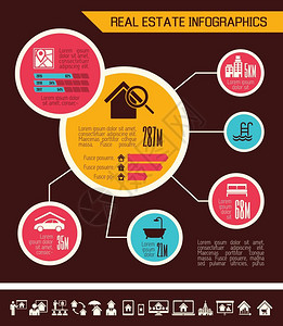房地产信息数据图标图片