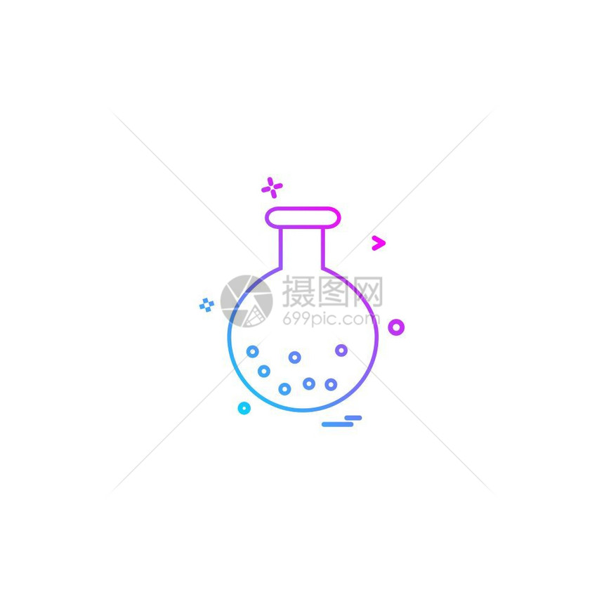 化学实验测试管图示矢量设计图片