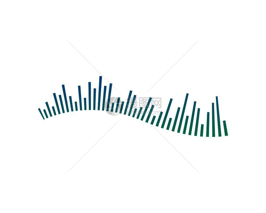 声音波润滑矢量模板图片
