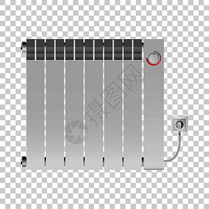 暖奶器室内暖热器模型插画