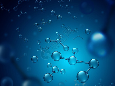 保湿霜的素材化学品分子结构矢量背景图设计图片