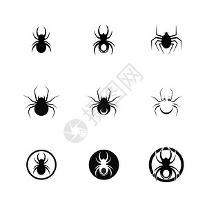 蜘蛛矢量标志图片
