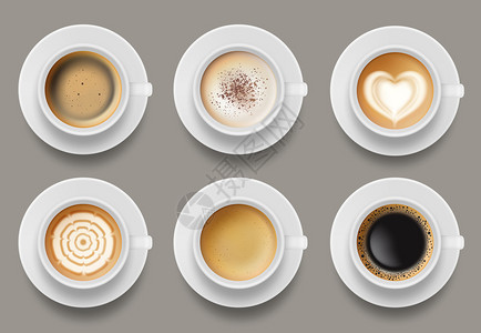 心形咖啡咖啡杯插画