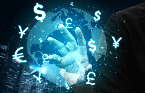 全球外汇融资国际前列腺市场世界货币符号转换不同图片