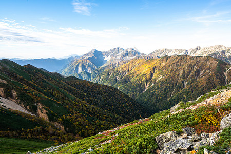 美丽的阿尔卑斯山背景图片