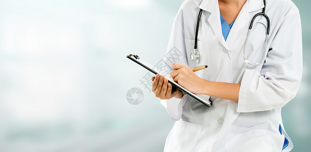护士广告素材在医院工作的工作人员和医生疗保健背景