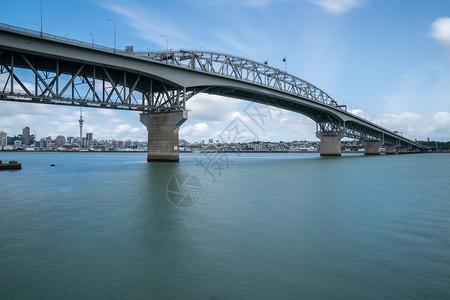 新西兰奥克的港口桥图片