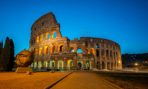 意大利古罗马的角斗士遗址背景图片