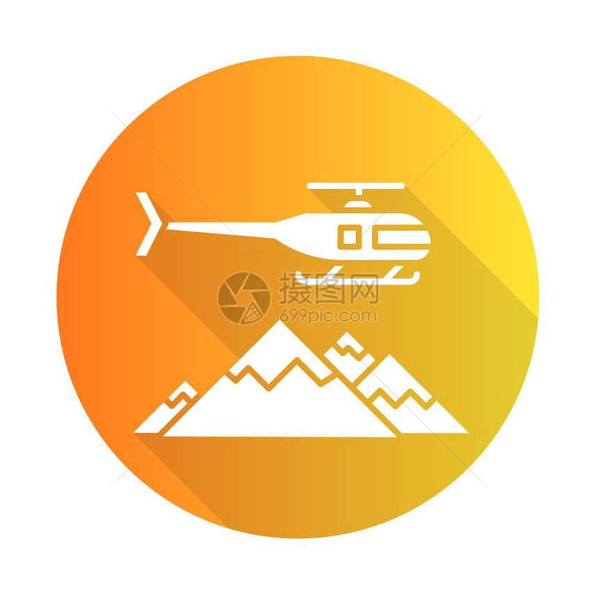 冬季极端运动冒险和直升机山峰飞行图片