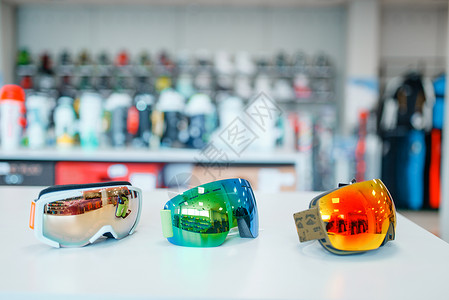 冬季滑雪设备护目镜展示图片