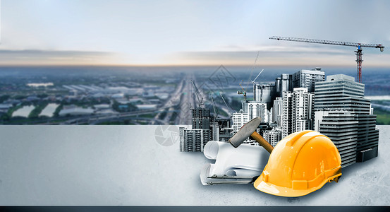 城市基础建设专业建筑师和工人组成的基础设施城市建筑设计图片