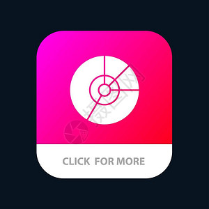 图表财务统计移动应用程序按钮机器人和象形体版本图片