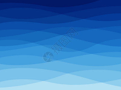 抽象蓝色波水浪流动海洋河流背景图片