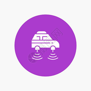 多媒体面板汽车电网络智能维护图插画