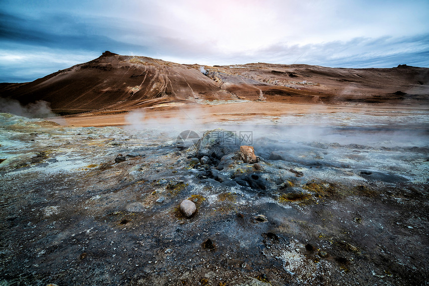 冰岛著名的景点泻湖图片