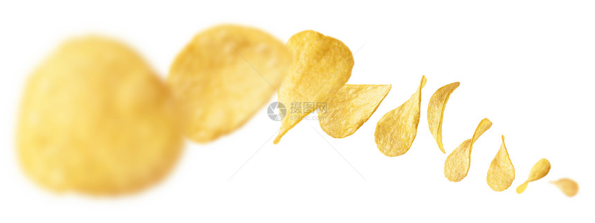 白背景的马铃薯片白背景的马铃薯片图片
