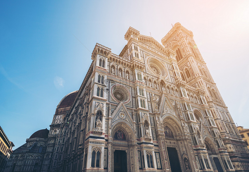意利佛罗伦萨的主要教堂是位于佛罗伦萨历史中心的非世袭界遗产图片