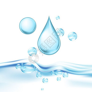 纯洁水酷站欣赏3d写实水滴设计图片