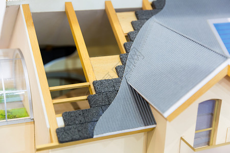 透光顶模型房屋模型顶隔热概念节能和省资金的材料和系统背景
