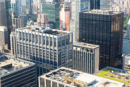 美国纽约市中心摩天大楼图片